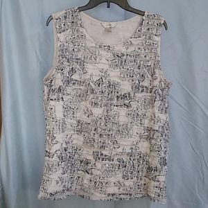 CJ Banks sleeveless top